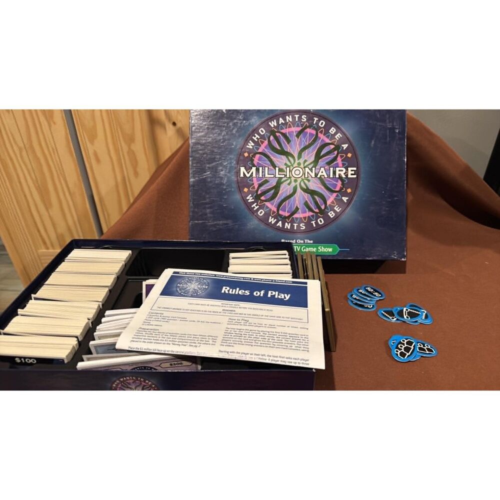 Who Wants To Be A Millionaire Board Game Complete
